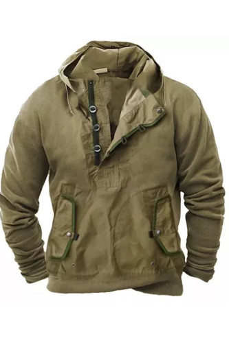 Mens Outdoor Tactical Pocket Hoodie