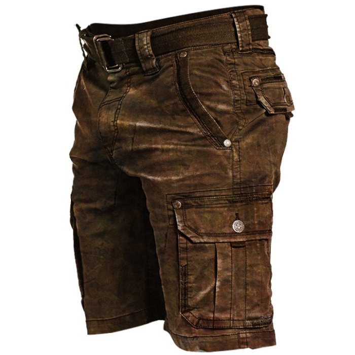 Mens Printed Casual Tactical Shorts