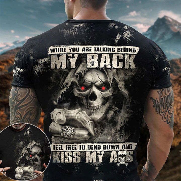 Men's Grim Reaper Short Sleeve Biker T-Shirt