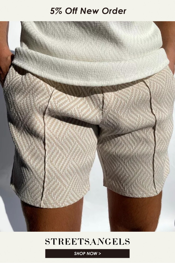 Herringbone Jacquard Shorts