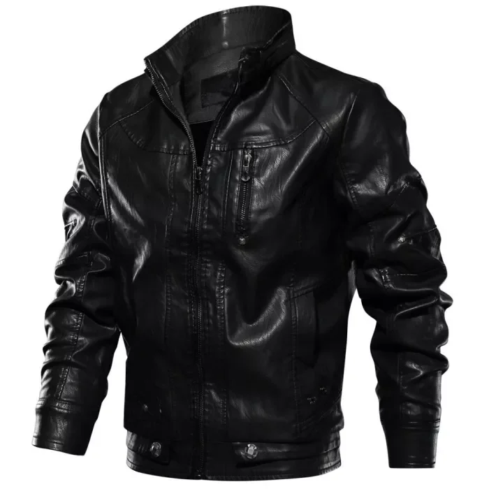 Men's Retro Biker Leather Jacket