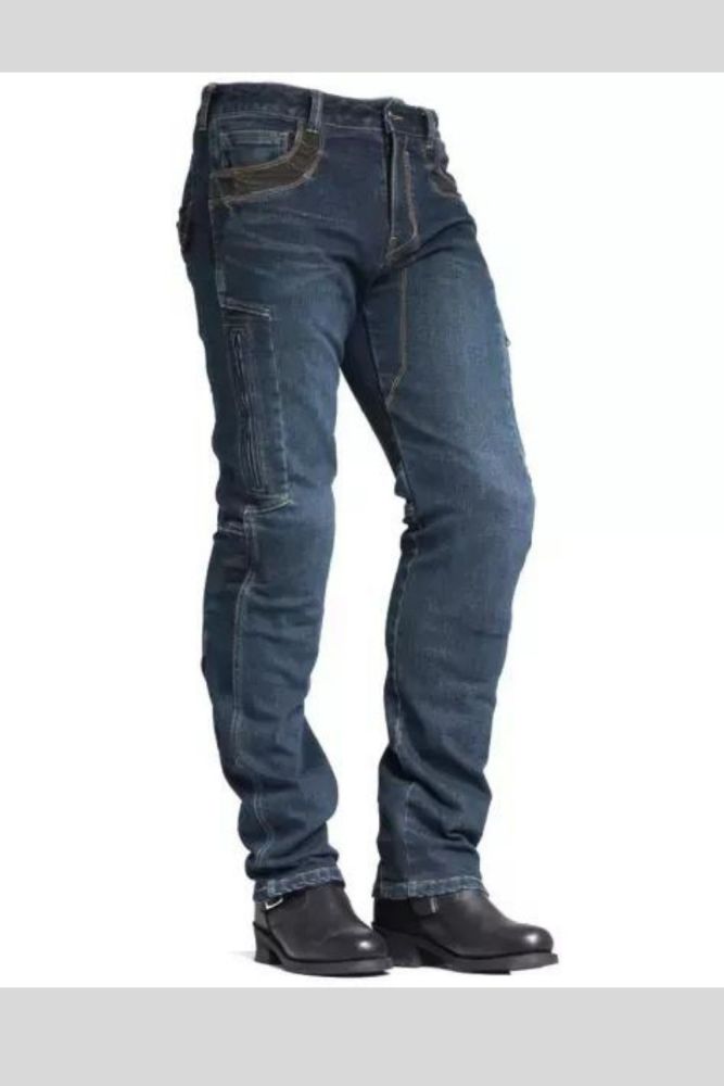 Mens Outdoor Casual Stretch Washed Jeans