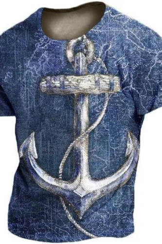 Anchor Marine Mens Short Sleeve T-Shirt