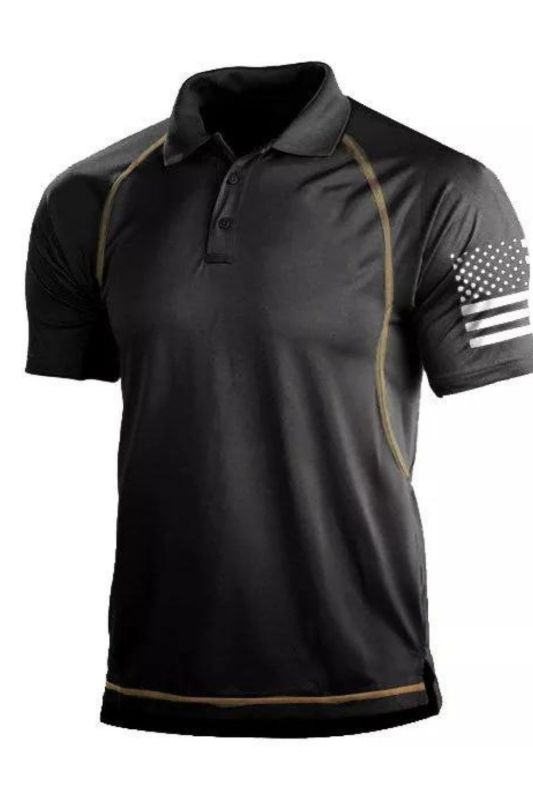 Men's Creative Outdoor Freedom Sport Polo-Shirt