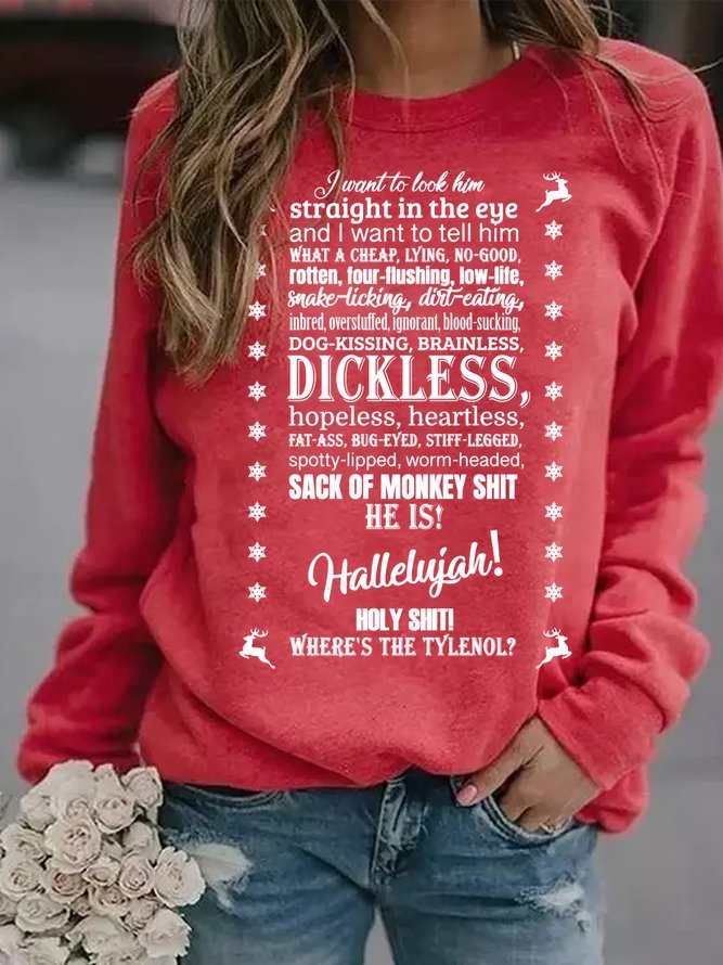 Christmas Rant Casual Sweatshirt