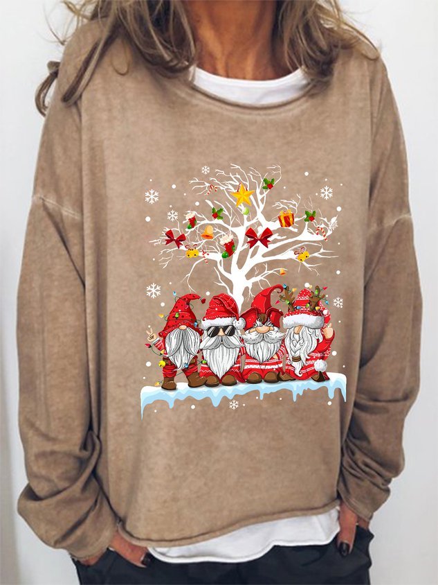 Women Merry Christmas Gnomes Sweatshirt