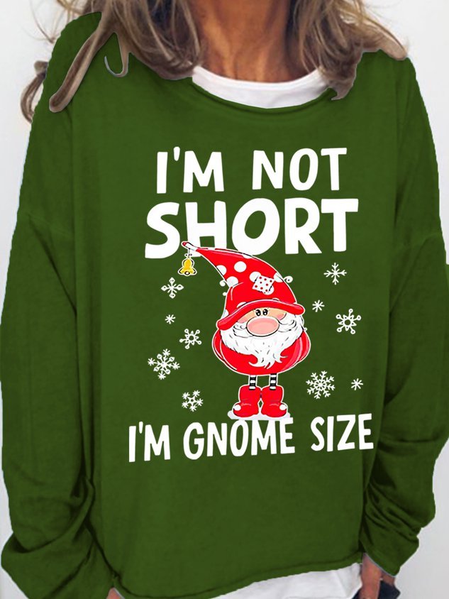 Women's Funny Christmas Crew Neck Loose Sweatshirt