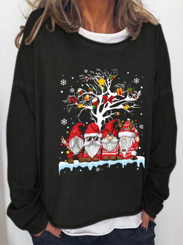 Women Merry Christmas Gnomes Sweatshirt