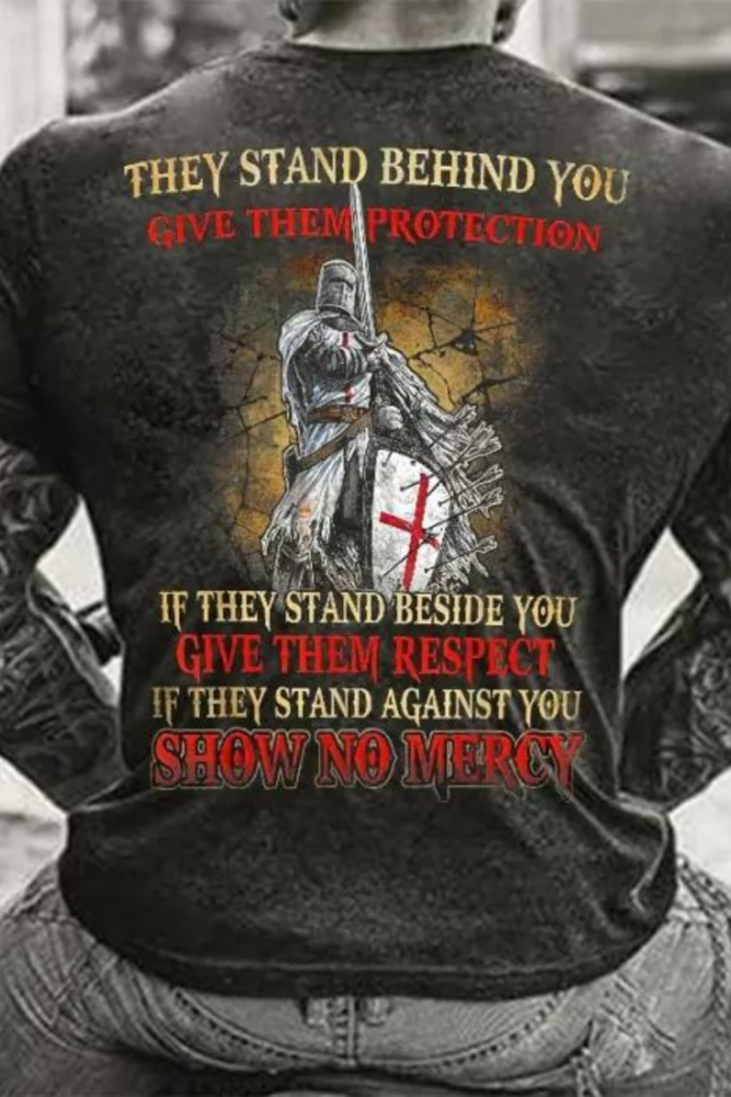 SHOW NO MERCY Print Mens Short Sleeve T-Shirt