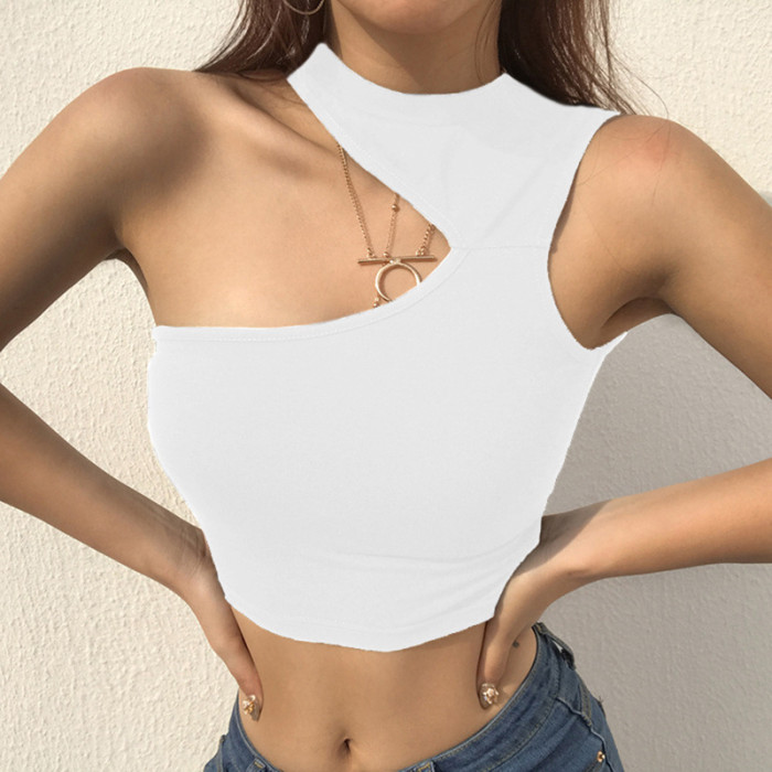 Sexy Party Tops Backless Cutout Workout Top Camisole