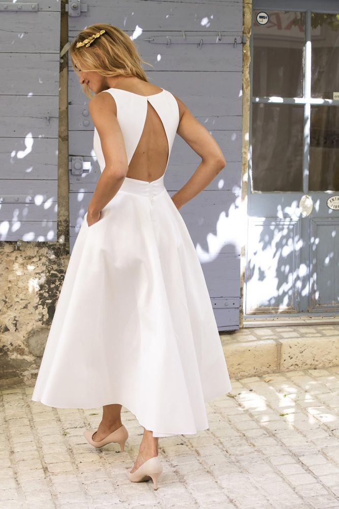 White Party Evening Sexy Backless Dress