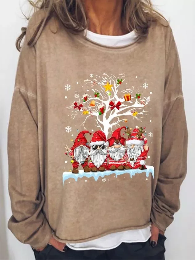 Women Merry Christmas Gnomes Sweatshirt