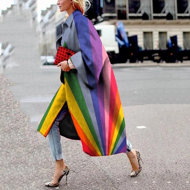 Printed Long-sleeved Jacket main image 0