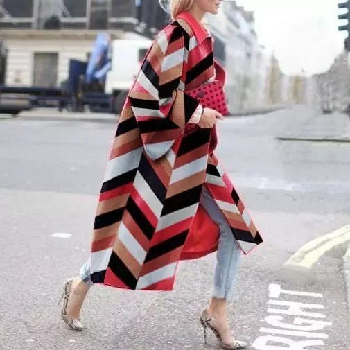 Loose Checked Flannel Coat With Lapel main image 0