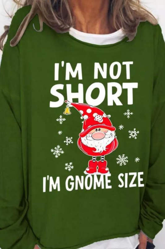 Women's Funny Christmas Crew Neck Loose Sweatshirt