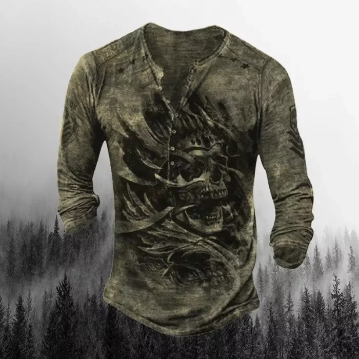Mens Outdoor Comfortable And Breathable Long Sleeve
