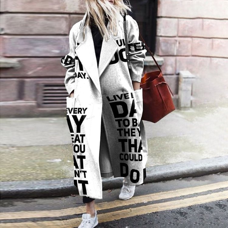 Lapel Knitted Loose Sweater Jacket main image 0