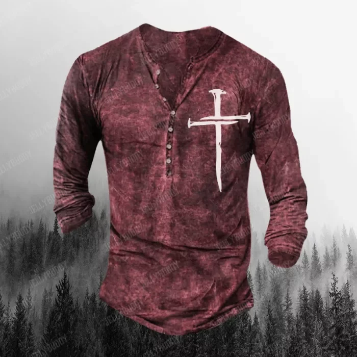 Mens Outdoor Creative Long Sleeve