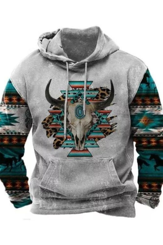 Men's Cowboy Hoodie