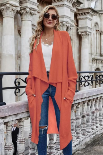 Women Fashion Long Sleeve Streetwear Elegant Loose Cardigan  Sweater
