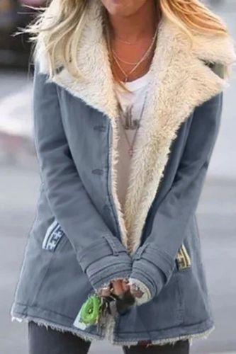 Fashion Thick Warm Winter Jacket Fur Hooded Coat
