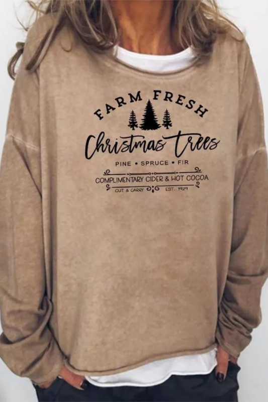 Farm fresh Christmas trees Sweatshirt