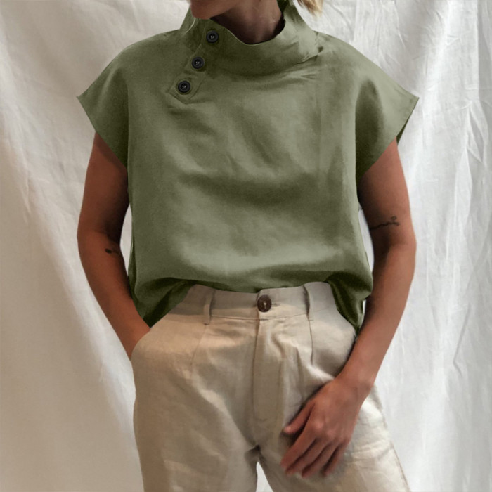 Fashion Casual Loose Cotton Linen Shirts