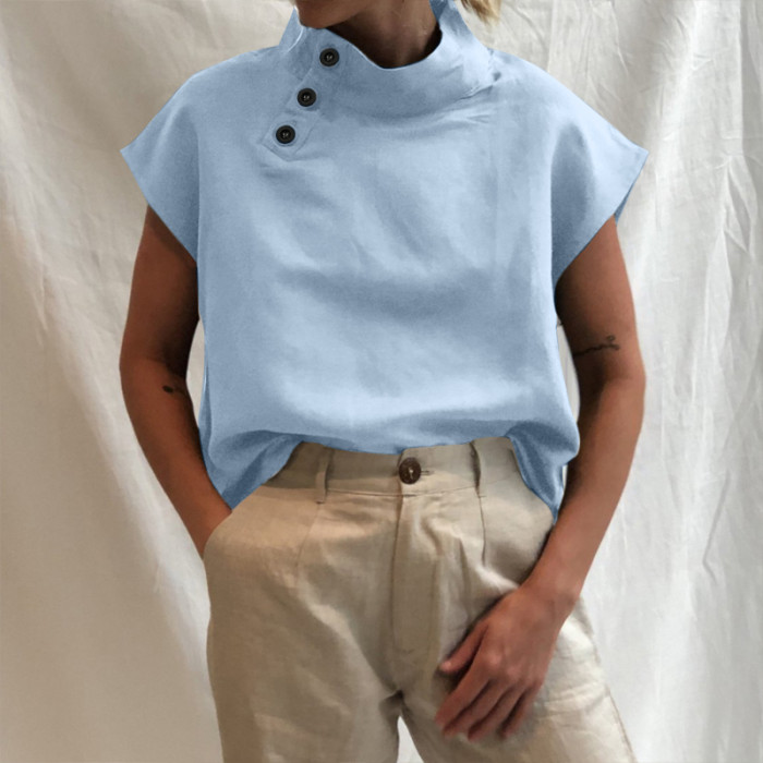 Fashion Casual Loose Cotton Linen Shirts