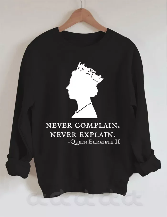 RIP Queen Elizabeth Inspired Women's Sweatshirt