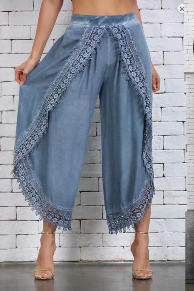 Fashion Loose Lace Beach Pants