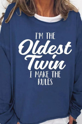 I am the Oldest Twin Women's Sweatshirt