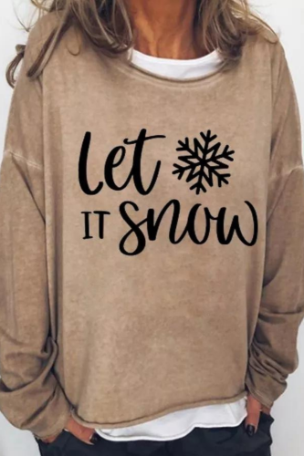 Let it Snow Women's Sweatshirt