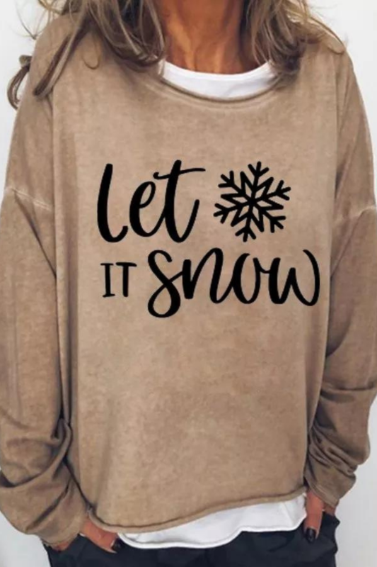 Let it Snow Women's Sweatshirt