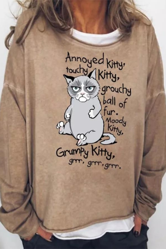 Grumpy Cat Grrr Grrr Grrr Sweatshirt