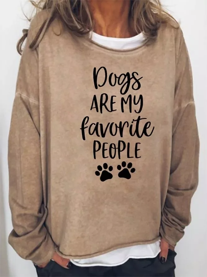 Dogs Are My Favorite People Sweatshirt