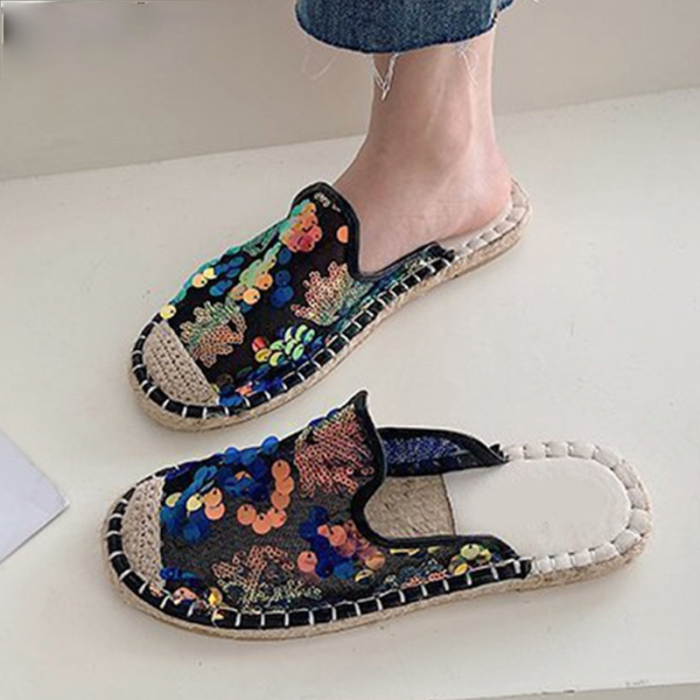 Casual Breathable Fashion Comfort Embroider Flats