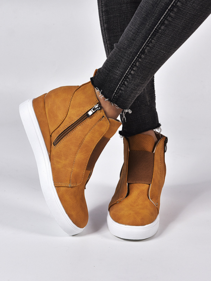 Fashion Casual Wedges Ankle Boots