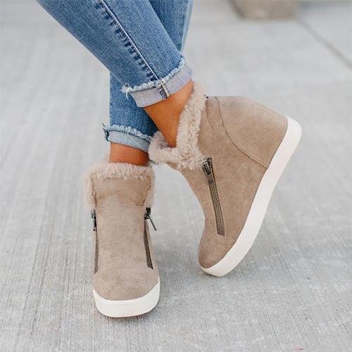 Women's Warm Winter Fashion Ankle Boots