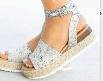 Fashion Leopard Print Non-Slip Casual Sandals