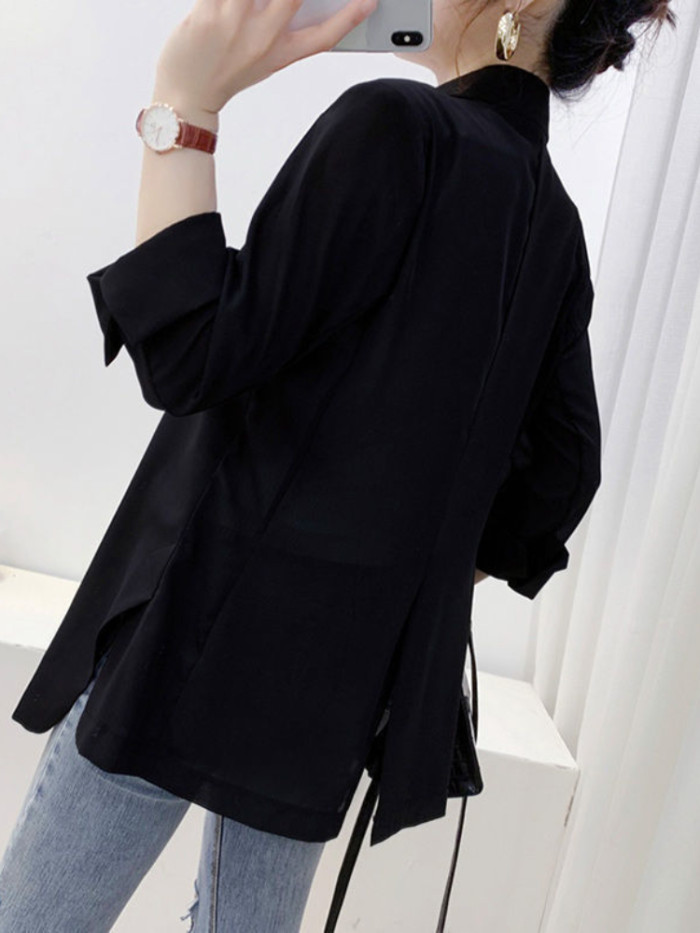 Ladies Fashion Casual Loose Sun Protection Cardigan Top Blazer