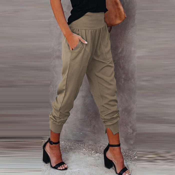 Cargo Trousers Casual Long Pants
