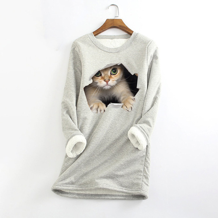 Casual Long Sleeve Solid Color O-neck Sweatershirts