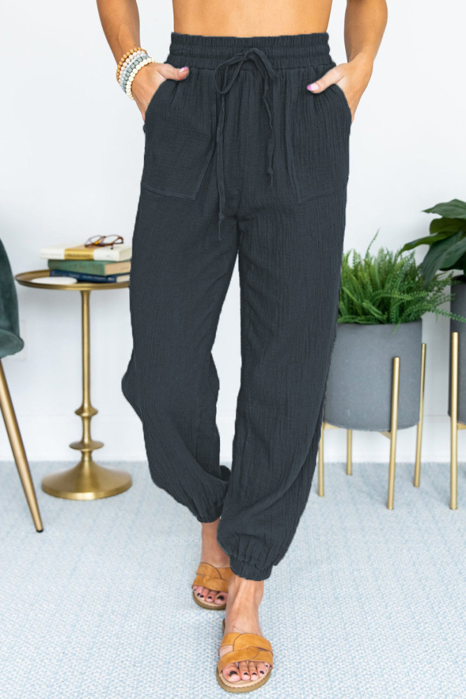 Women's Fashion Classic High Waist Casual Loose Harem Pants