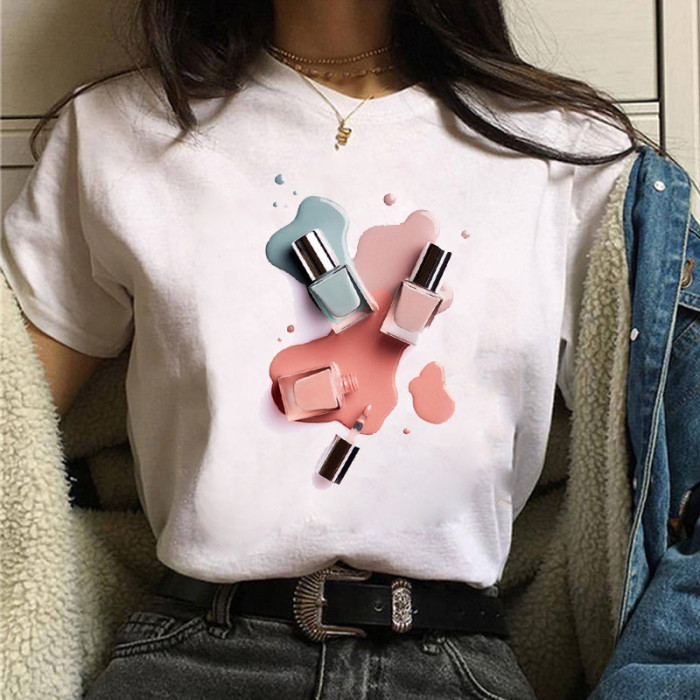 Women's Fashion Art Tops Cute Graphic T-Shirt Tops