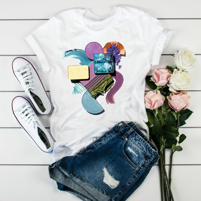 Women's Fashion Art Tops Cute Graphic T-Shirt Tops