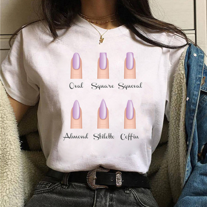 Women's Fashion Art Tops Cute Graphic T-Shirt Tops