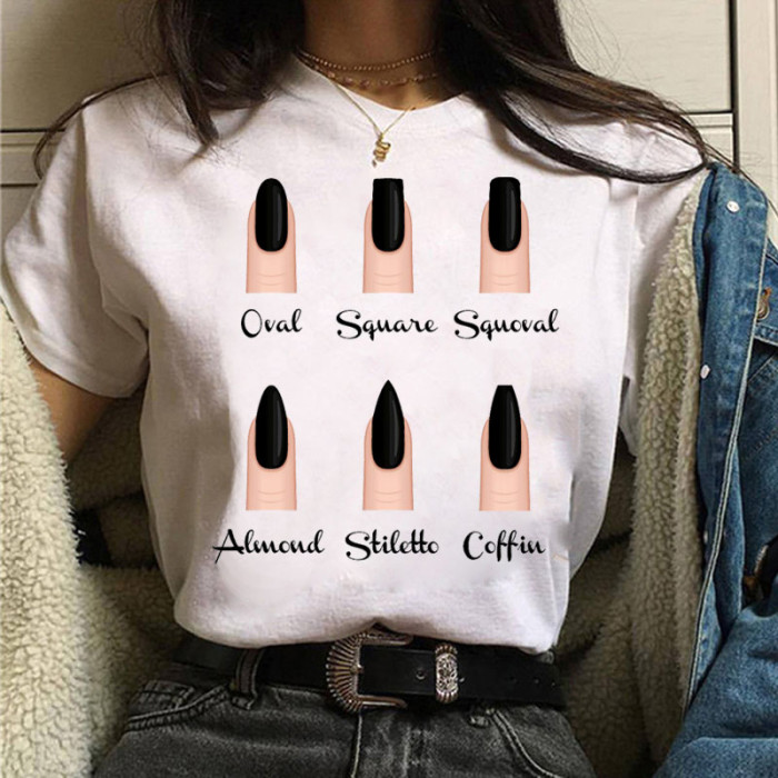 Women's Fashion Art Tops Cute Graphic T-Shirt Tops