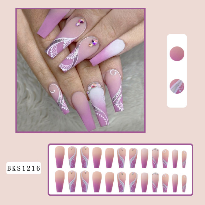 Retro Boho Wearable Finished Geometric Nail Art Stickers