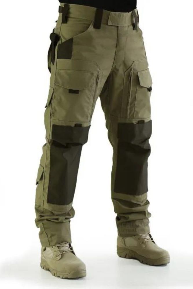 Mens Fashion Solid Color Outdoor Tactical Trousers