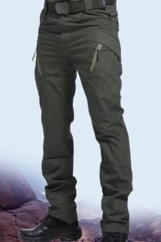 Men's Fashion Metal Zipper Outdoor Special Forces Combat Pants